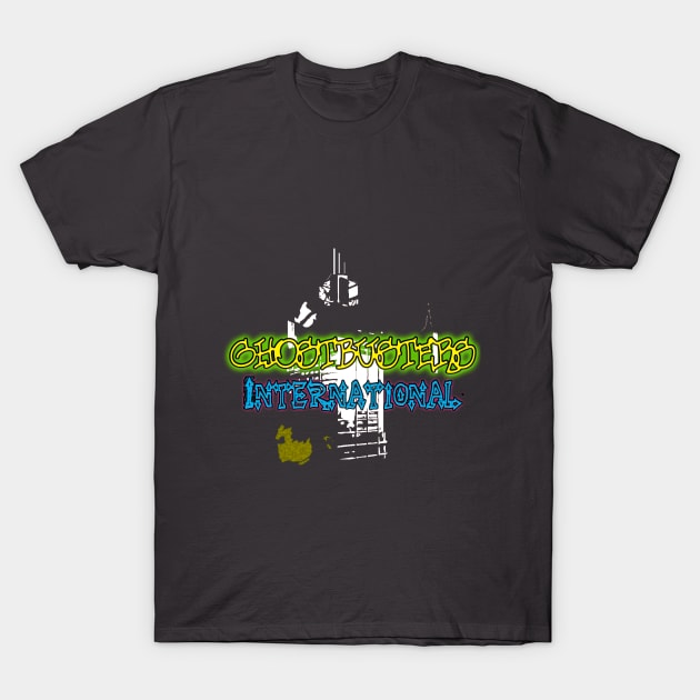 Ghostbusters International Liberty Cities T-Shirt by ghostbusterscities